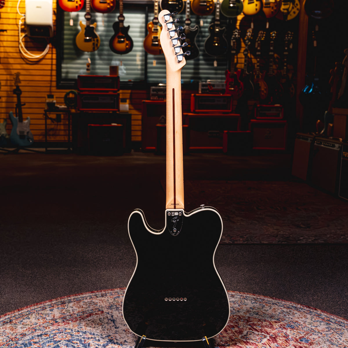 2015 Fender Telecaster Thinline Super Deluxe Electric Guitar, Black w/HSC - Used