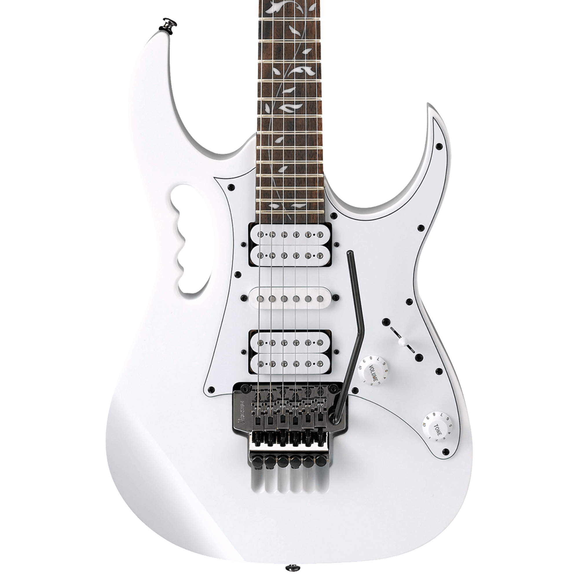 Ibanez JEMJRWH Steve Vai Signature Electric Guitar, White