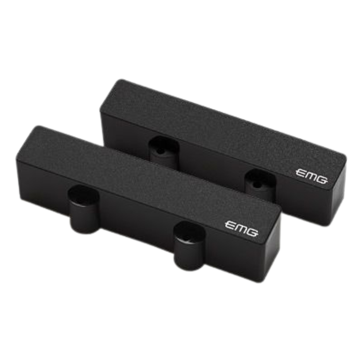 EMG Active Ceramic Jazz Bass Pickup Set, Black