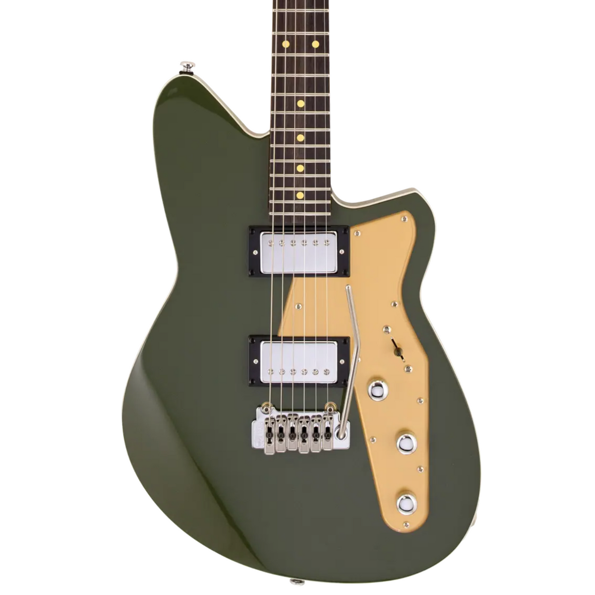 2024 Reverend Jetstream HB Electric Guitar, Rosewood Fingerboard, Army Green
