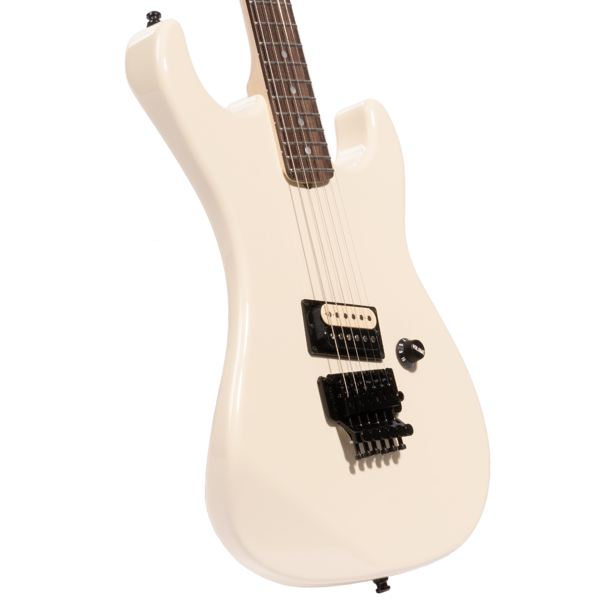 Kramer '83 Baretta Reissue MIJ Electric Guitar, Classic White w/ Hardshell Case