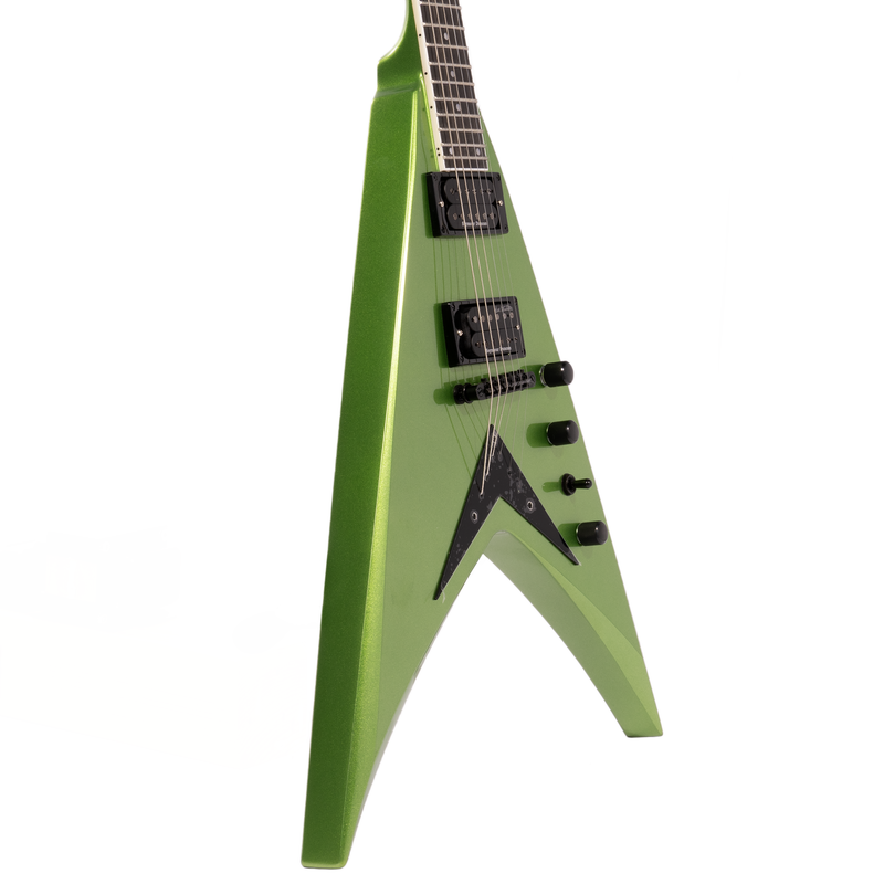 Kramer Dave Mustaine Vanguard Rust in Peace Electric Guitar, Alien Tech Green