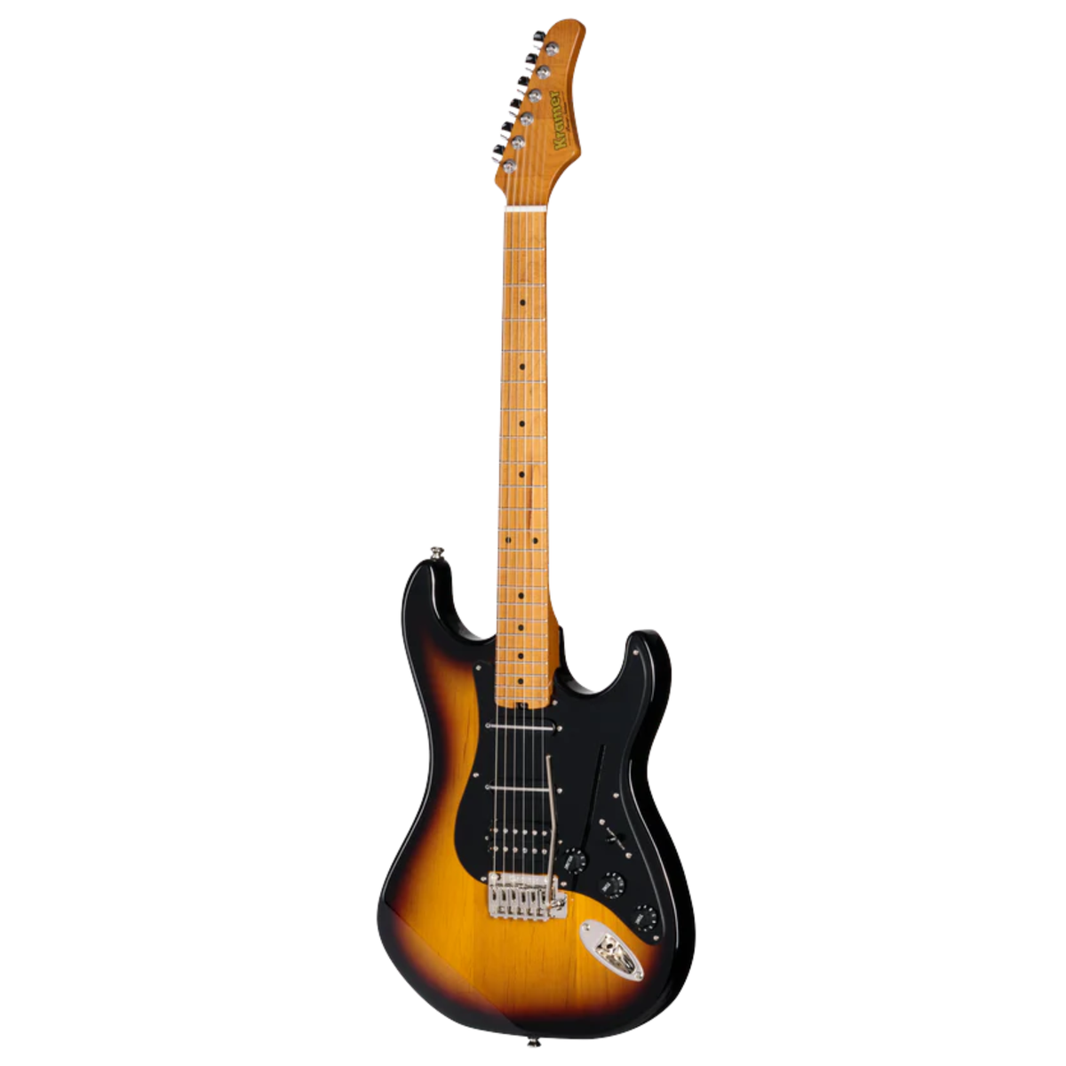 Kramer Pacer Deluxe GT Electric Guitar, Triburst w/ Premium Gig Bag