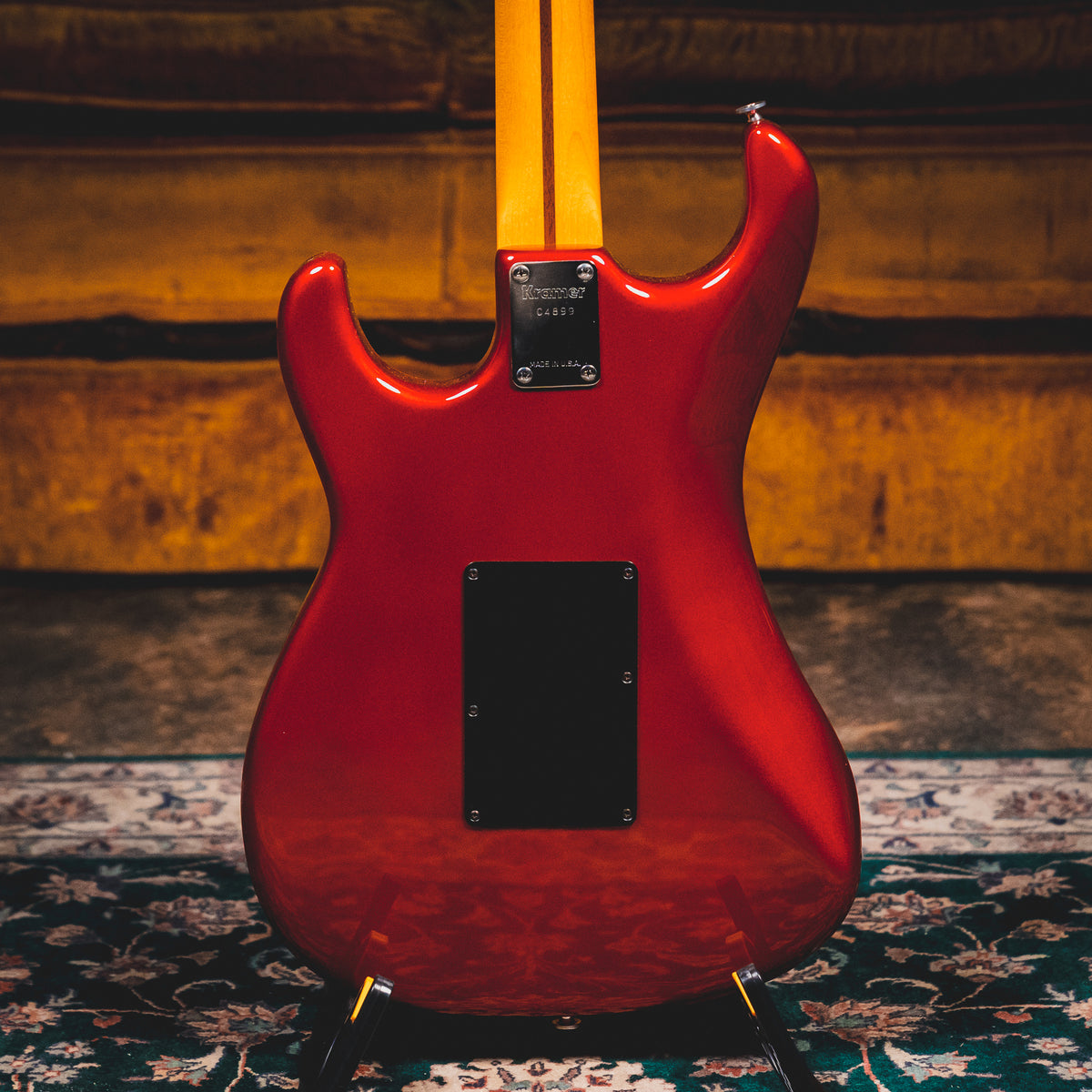 Kramer 1984 Pacer Deluxe Electric Guitar, Red w/ OHSC - Used