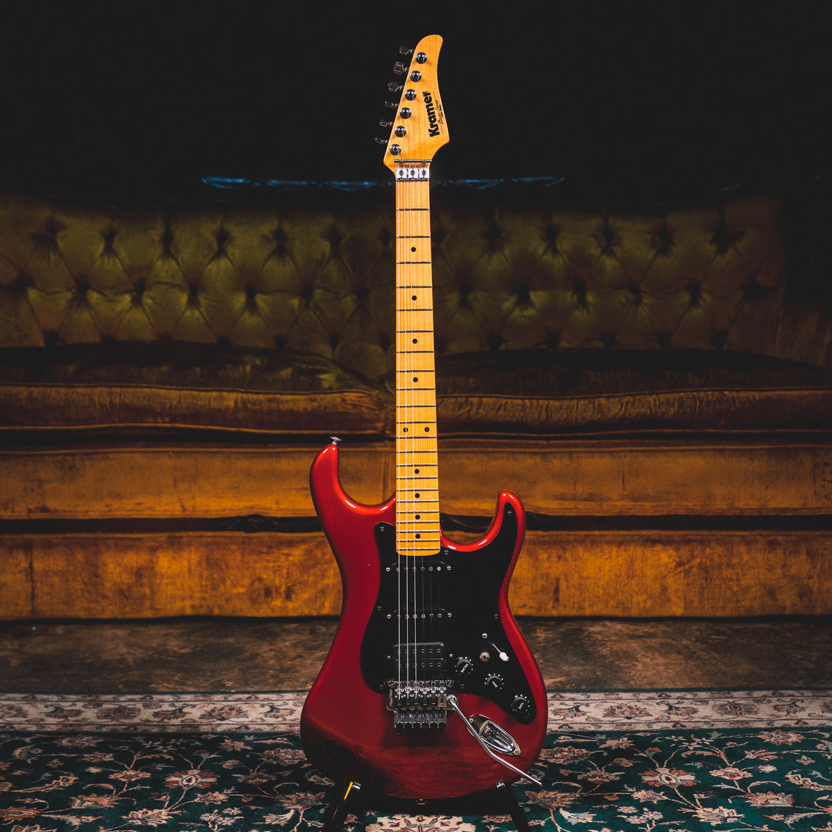 Kramer 1984 Pacer Deluxe Electric Guitar, Red w/ OHSC - Used