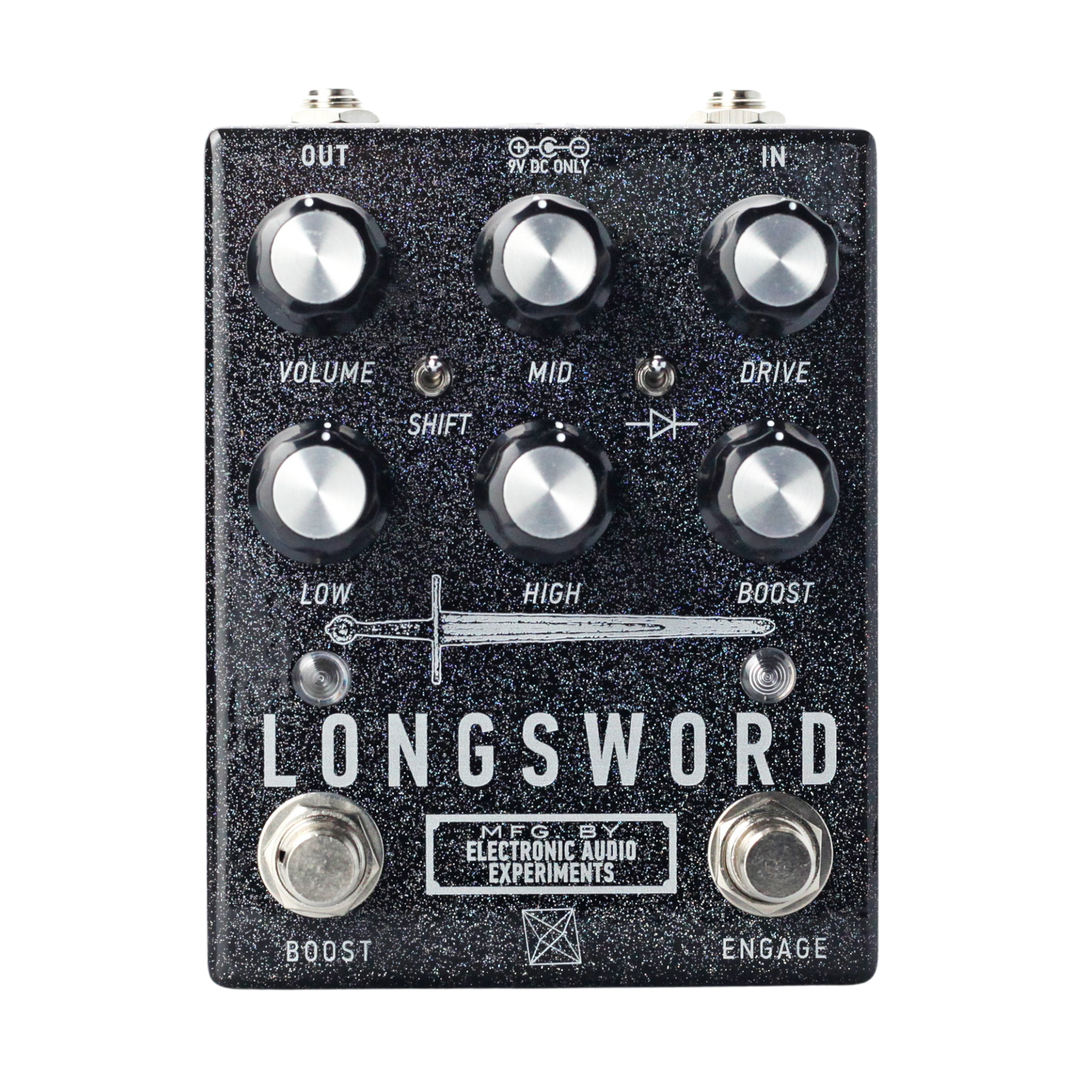 Electronic Audio Experiments Longsword Overdrive Effect Pedal
