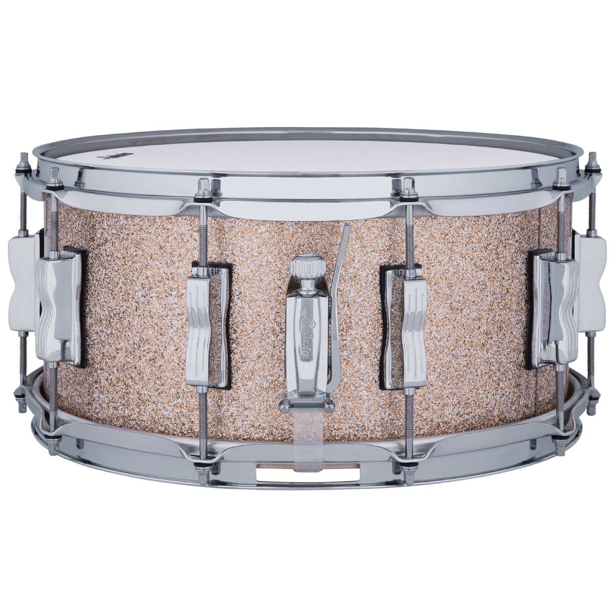 Ludwig Classic Maple 6.5x14" Snare Drum, Champagne Sparkle