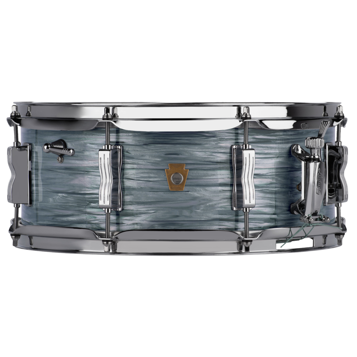 Ludwig Legacy Mahogany Jazz Fest 5.5x14" Snare Drum, Vintage Blue Oyster