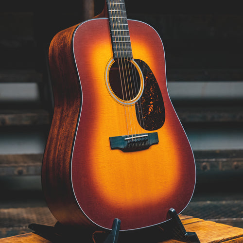 2023 Martin D-18 Dreadnought Acoustic Guitar, Satin Amberburst w/OHSC - Used