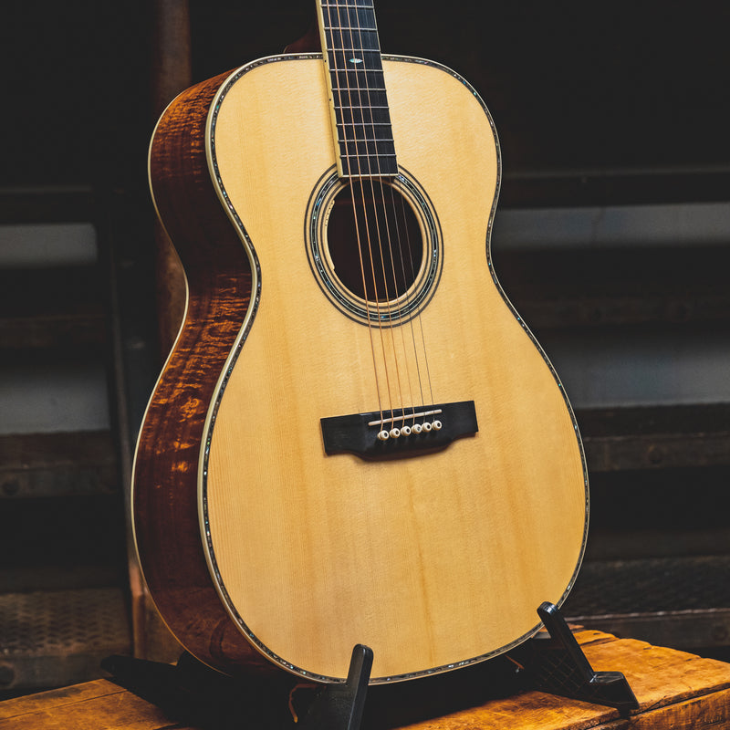 2021 Martin OM-41 Custom Acoustic Guitar, Italian Alpine Spruce/Koa w/OHSC - Used