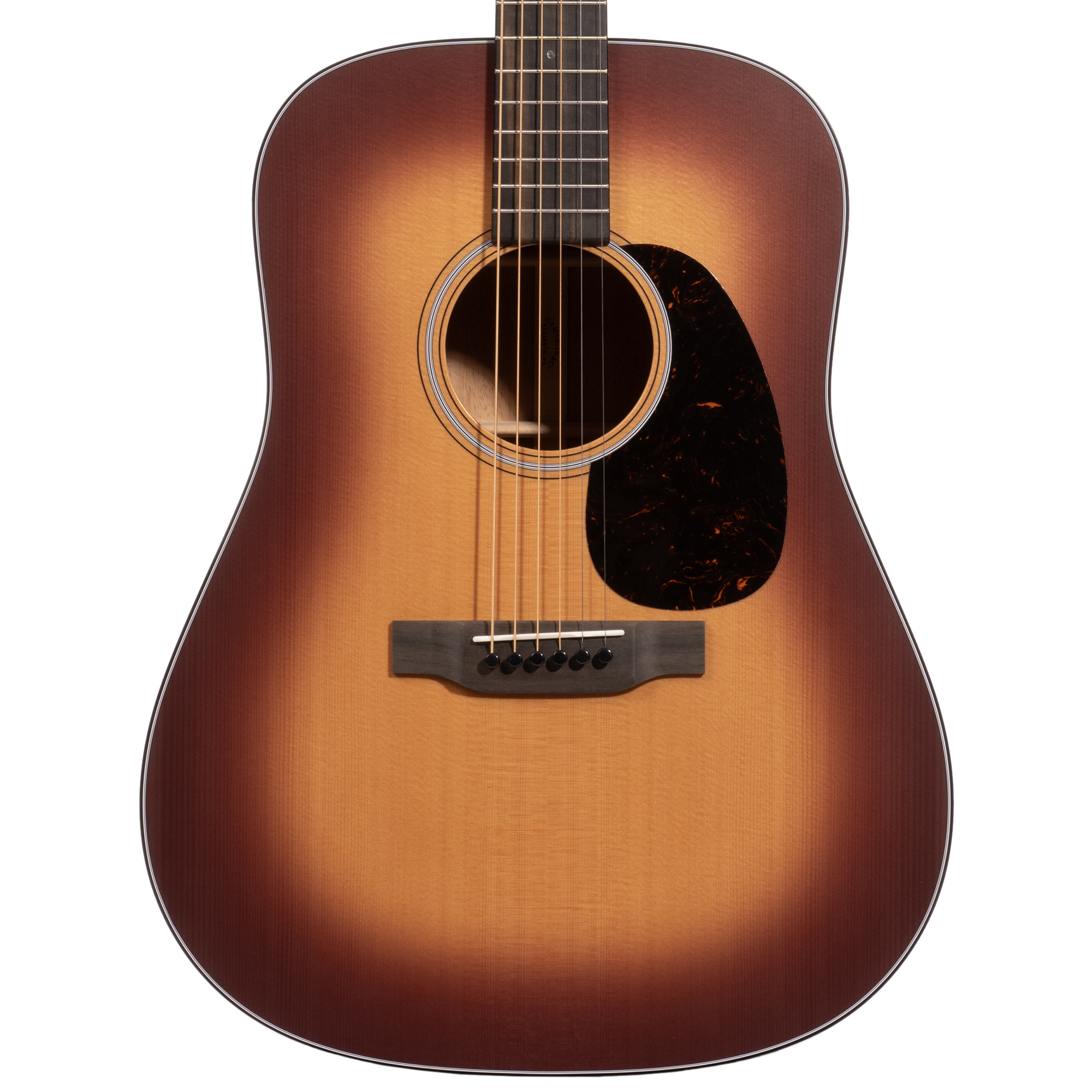 Martin D-18 Satin Standard Series Acoustic Guitar, Amberburst w/Hardsh