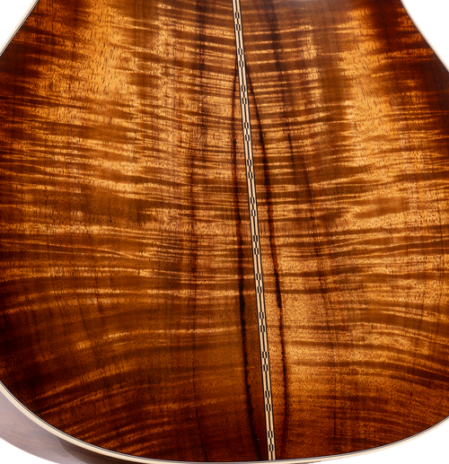 Martin Custom Shop 000 Auditorium Body, 28 Style, Sitka Spruce VTS/Highly Flamed Koa, Toasted Burst