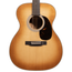 Martin Custom Shop 000 Auditorium Body, 28 Style, Sitka Spruce VTS/Highly Flamed Koa, Toasted Burst