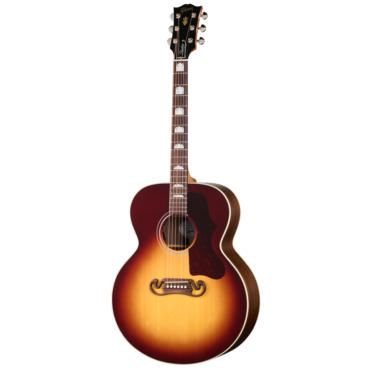 Gibson SJ-200 Studio Rosewood Acoustic-Electric Guitar, Rosewood Burst