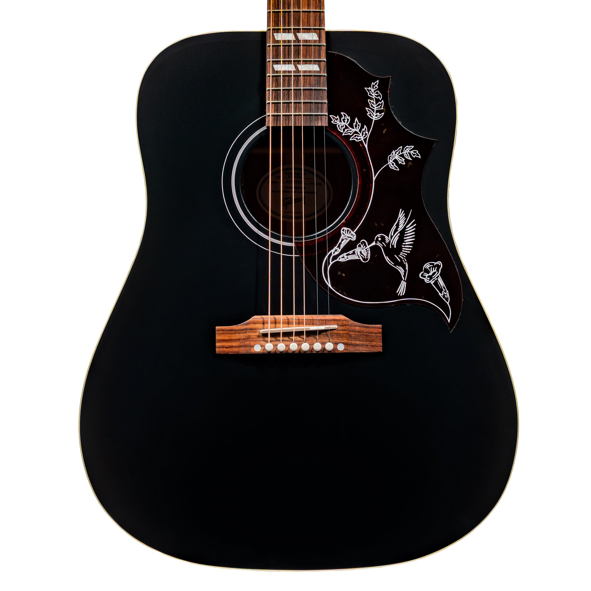 Gibson Hummingbird Special Acoustic-Electric Guitar, Satin Ebony