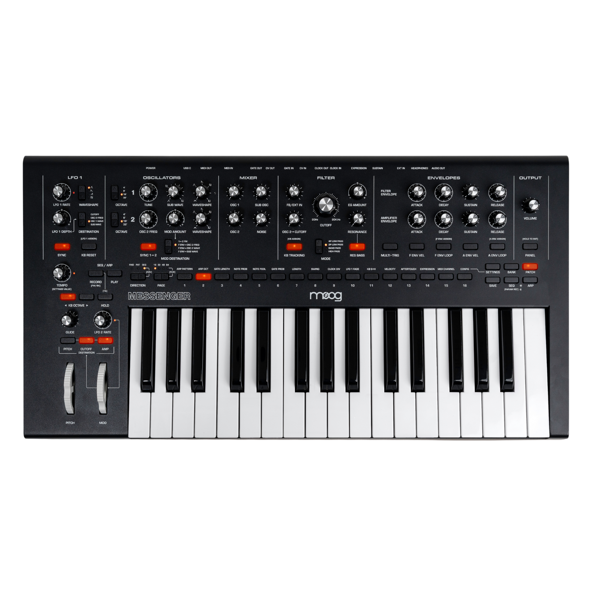 Moog Messenger Monophonic Analog Synthesizer