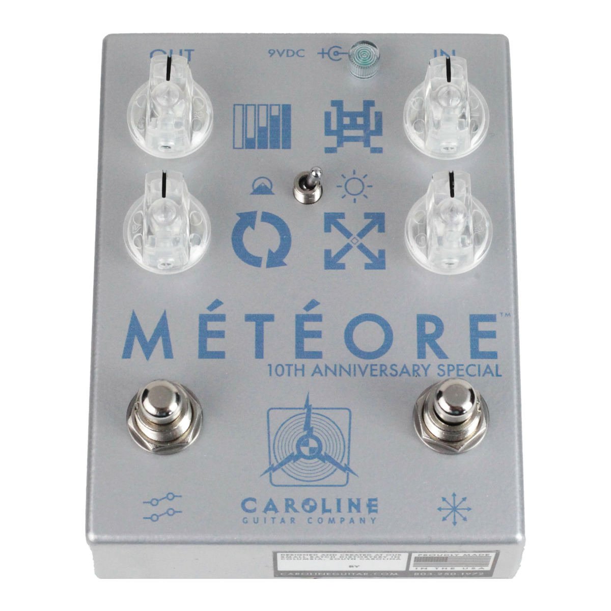 Caroline Limited Edition Meteore 10th Anniversary Special Lo-Fi Reverb Effect Pedal