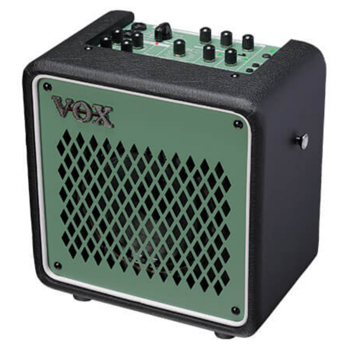 Vox Mini Go 3, 3-Watt Portable Modeling Amplifier, Olive Green