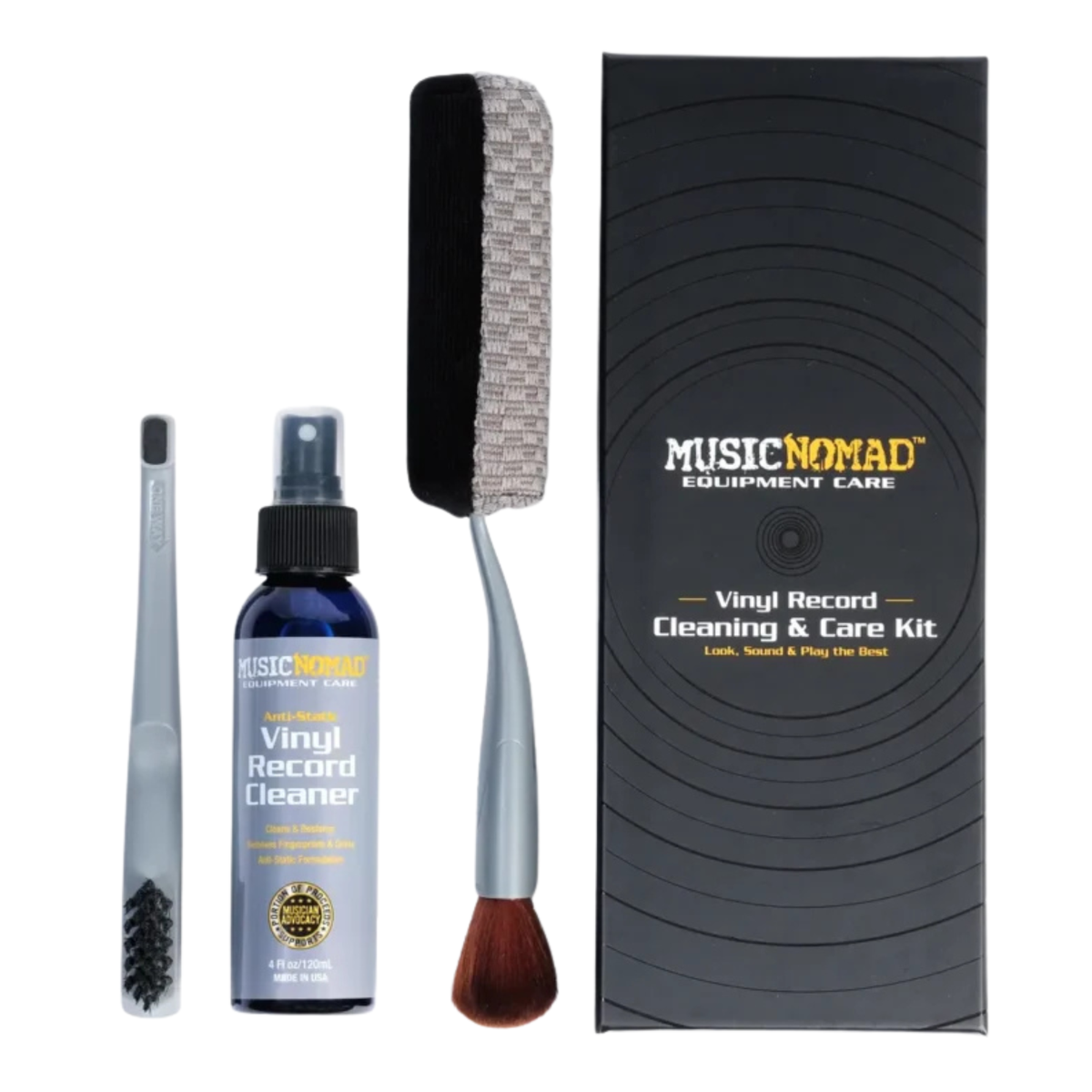 Music Nomad Vinyl Record Cleaning & Care Kit