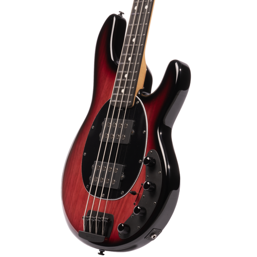 Music Man Stringray Special HH, Roasted Maple Neck, Ebony Fretboard, Raspberry Burst w/Black Headstock
