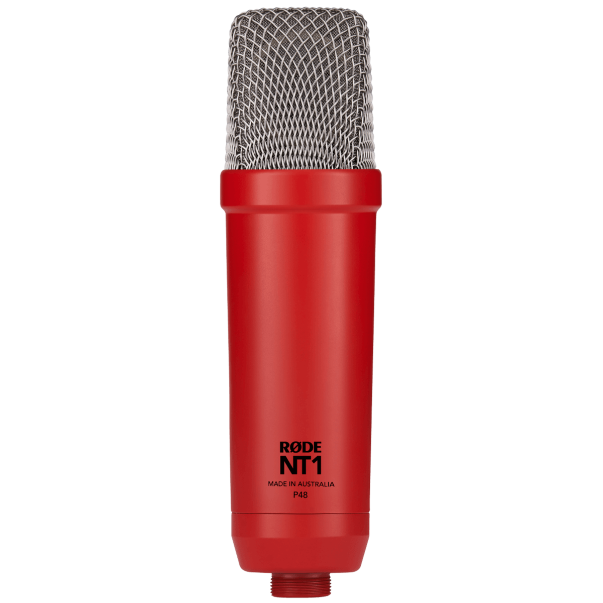 Rode NT1 Studio Series Condenser Microphone w/ Shock Mount & XLR Cable, Red