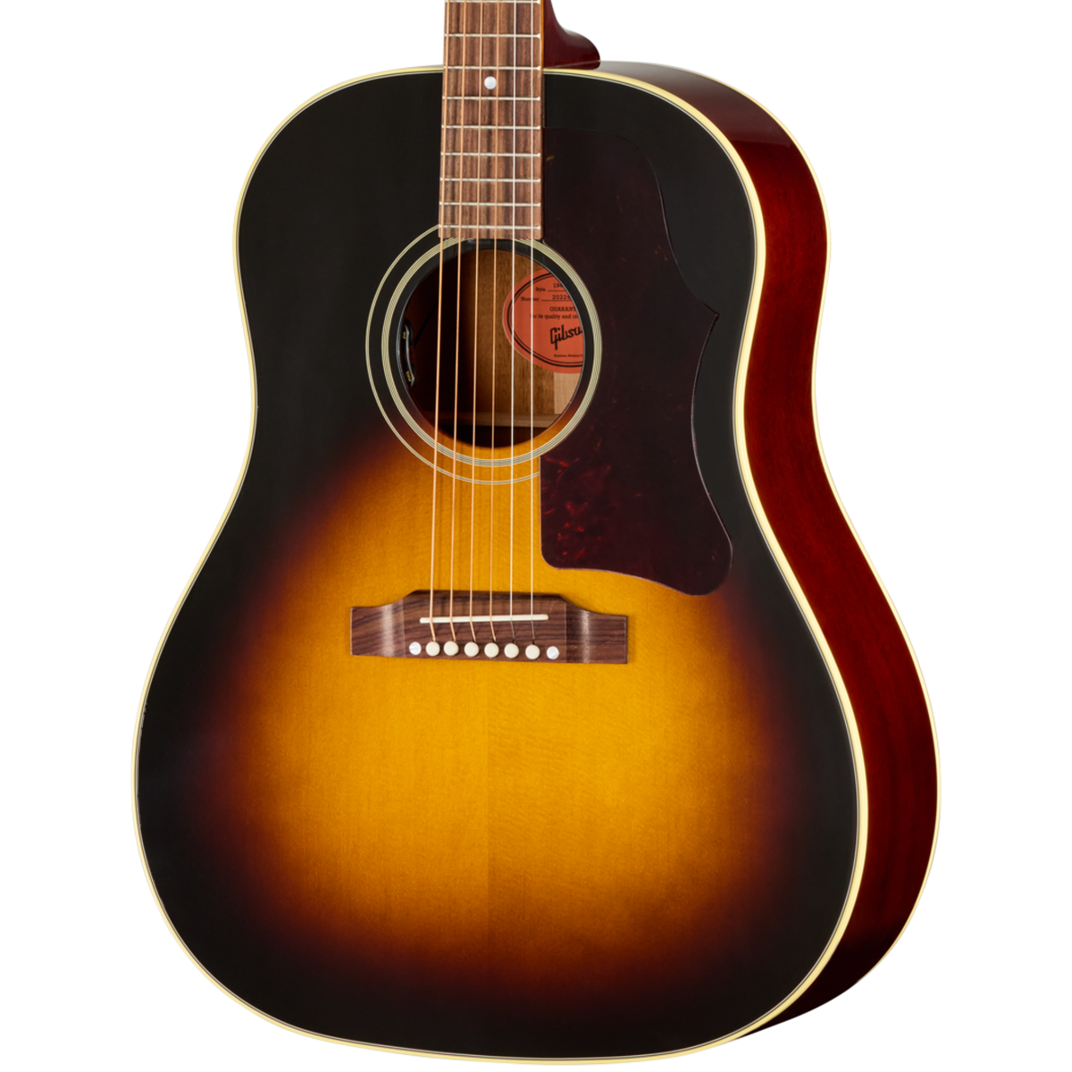 Gibson J-45 60s Original Fixed Bridge HiFi Acoustic-Electric Guitar, Vintage Sunburst