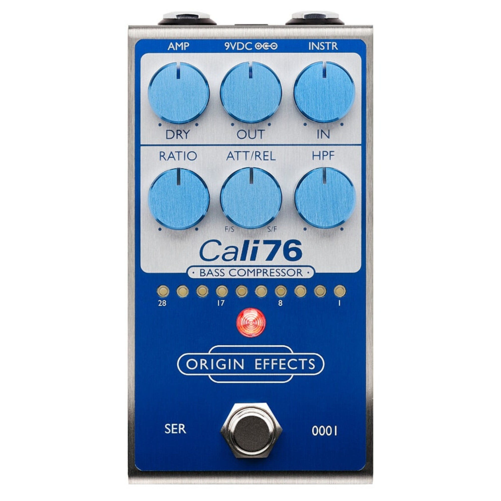 Origin Effects Cali76 Bass Compressor Effect Pedal, Super