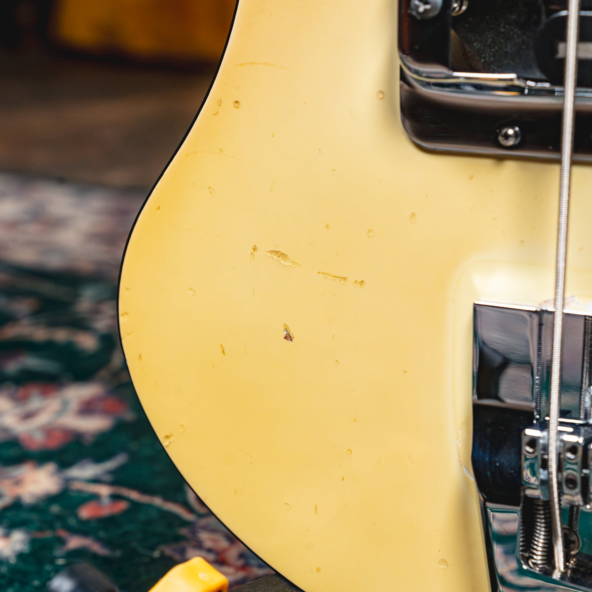 1974 Rickenbacker 4001 Electric Bass Guitar, White w/OHSC - Used