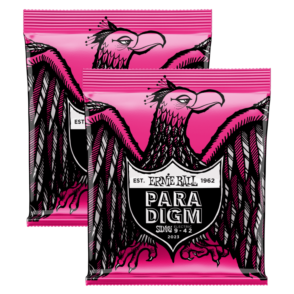 Ernie Ball 2-Pack 9-42 Paradigm Super Slinky Electric Guitar Strings