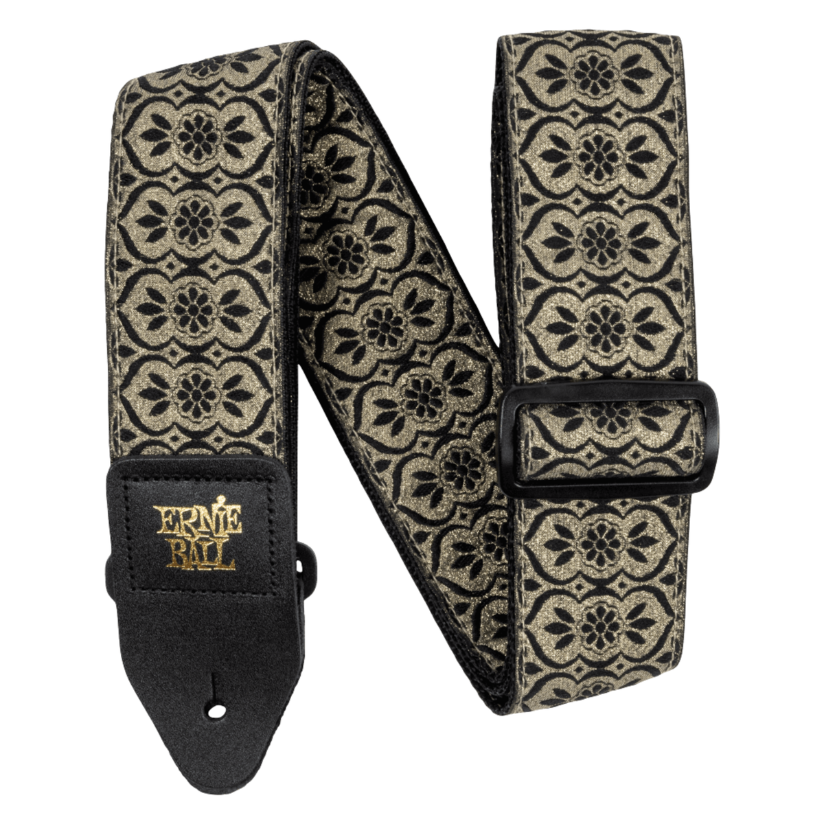 Ernie Ball Classic Jacquard Guitar/Bass Strap, Golden Garden