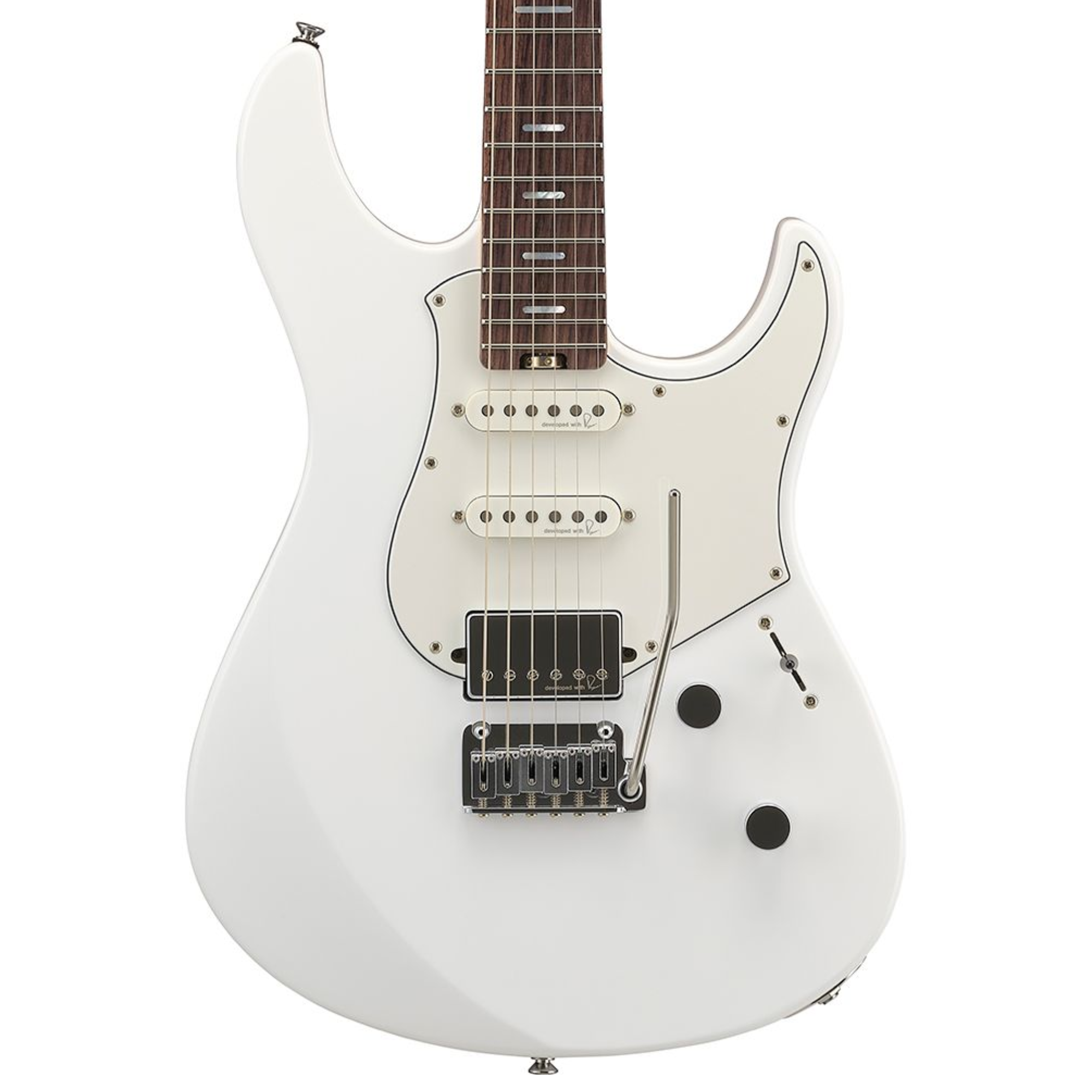 Yamaha PACIFICA ホワイトエレキギター Yamaha PACS+12 Pacifica Standard Plus Electric Guitar, Shell White