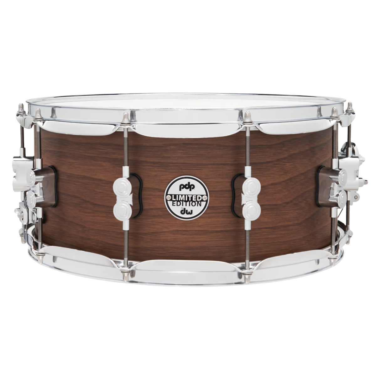 Pacific Limited Edition Maple/Walnut 6.5x14" Snare Drum, Natural Satin
