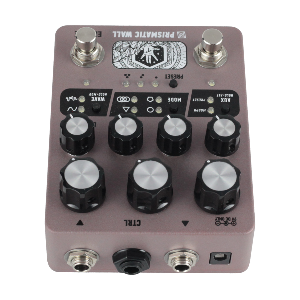 Electronic Audio Experiments Prismatic Wall Sympathetic String Resonator Effect Pedal