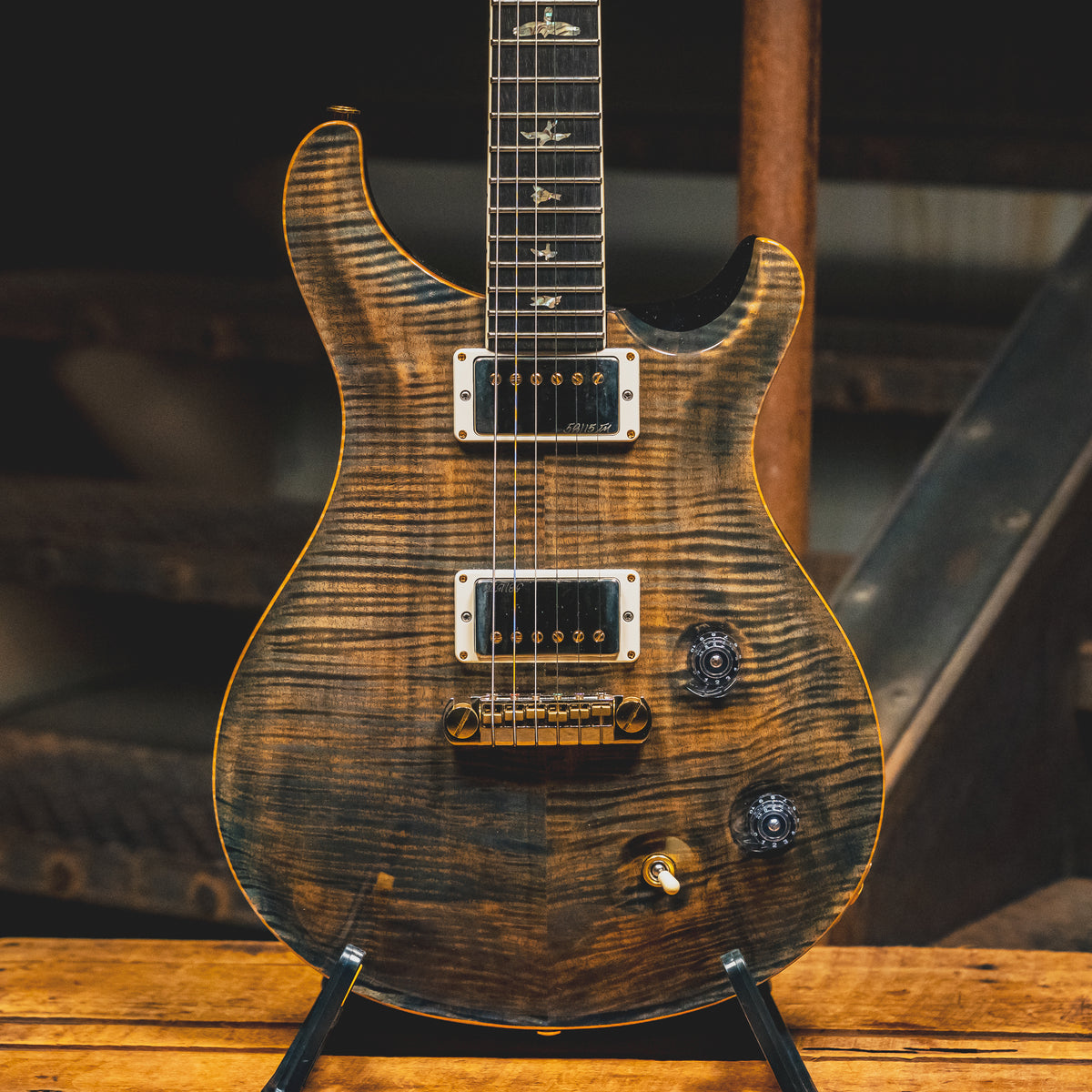 2017 PRS McCarty 10 Top Electric Guitar, Faded Denim w/OHSC - Used