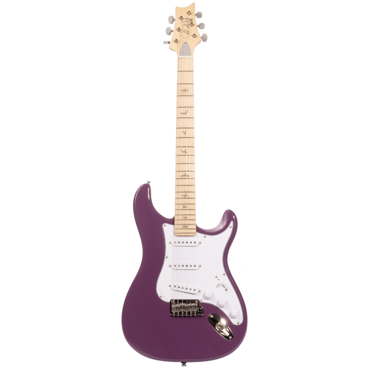 2023 PRS SE Silver Sky Electric Guitar, Maple Fingerboard, Summit Purple