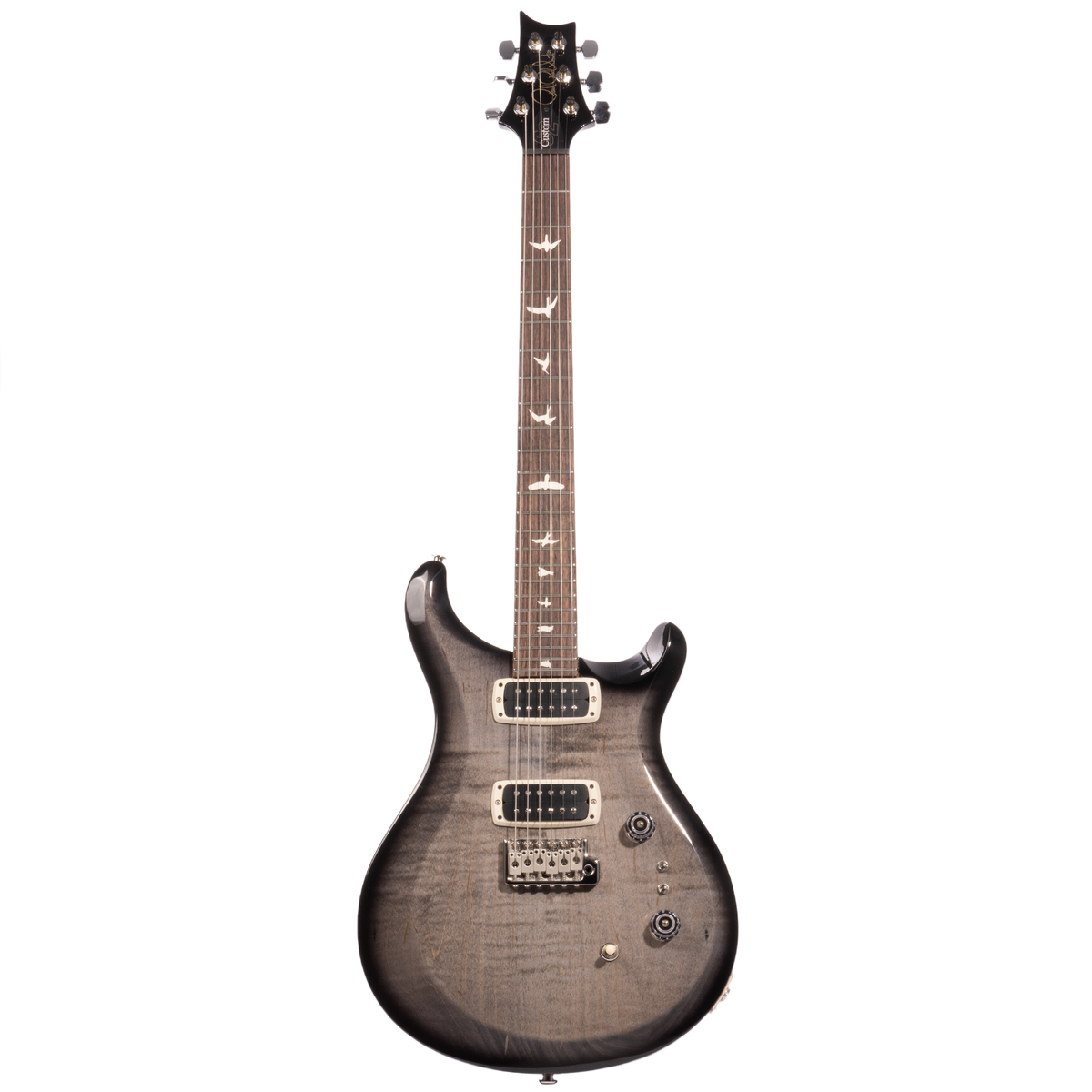 2024 PRS S2 Custom 24-08 Electric Guitar, Rosewood Fingerboard, Faded Gray Black Burst
