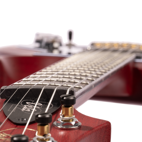 PRS S2 Vela Satin Electric Guitar, Vintage Cherry Satin