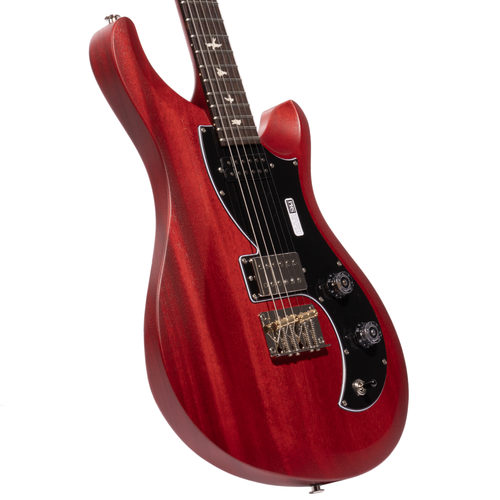 PRS S2 Vela Satin Electric Guitar, Vintage Cherry Satin