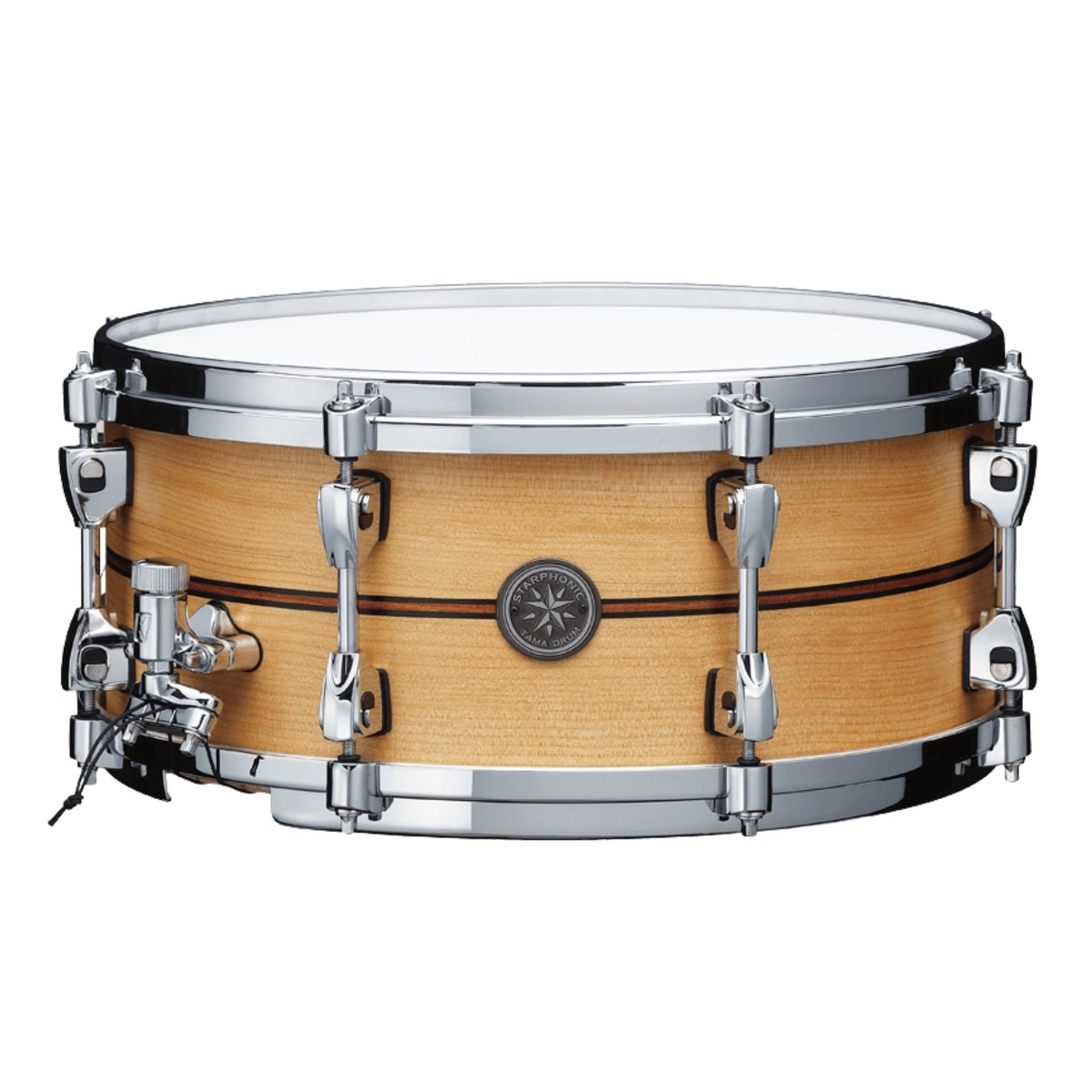 Tama 6x14 Starphonic Spruce Snare Drum, Satin Natural