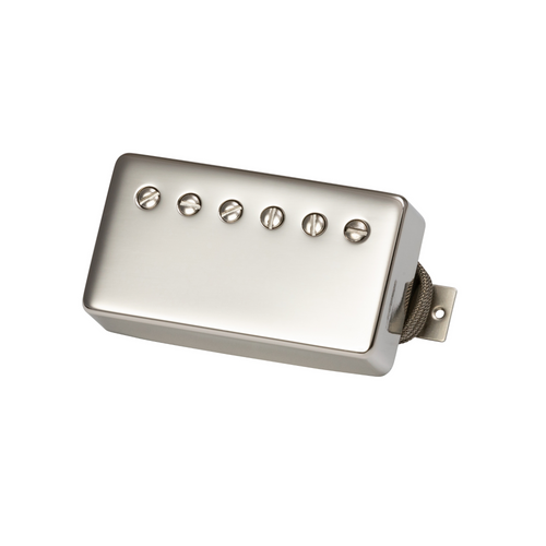 Gibson Custombucker Underwound Humbucker Pickup, Double Black, Nickel Cover