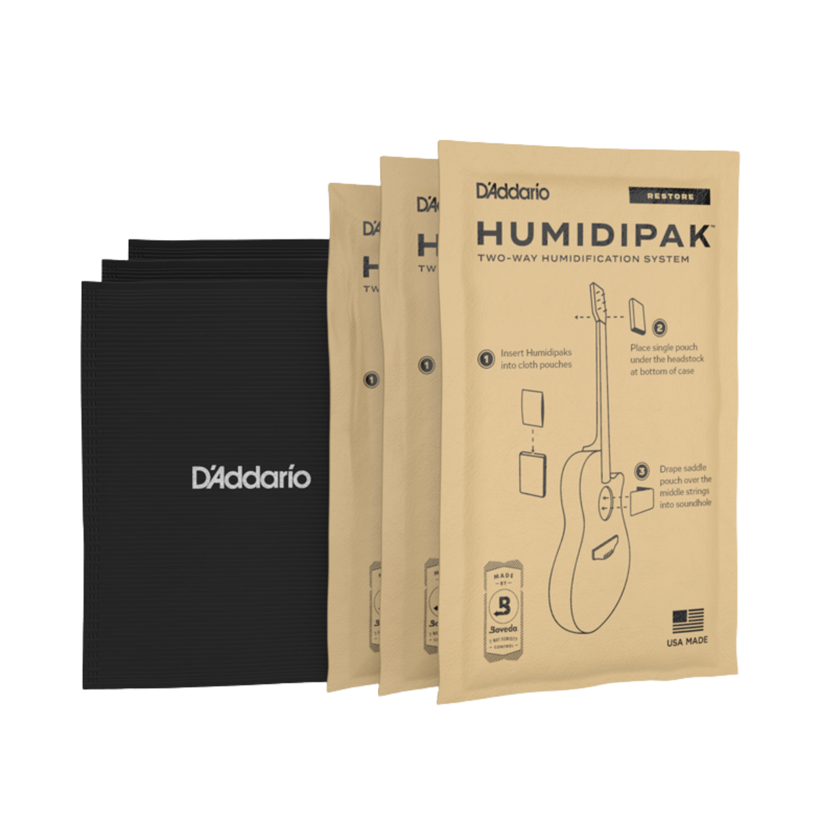 D'Addario Humidipak Restore Humidity Control System