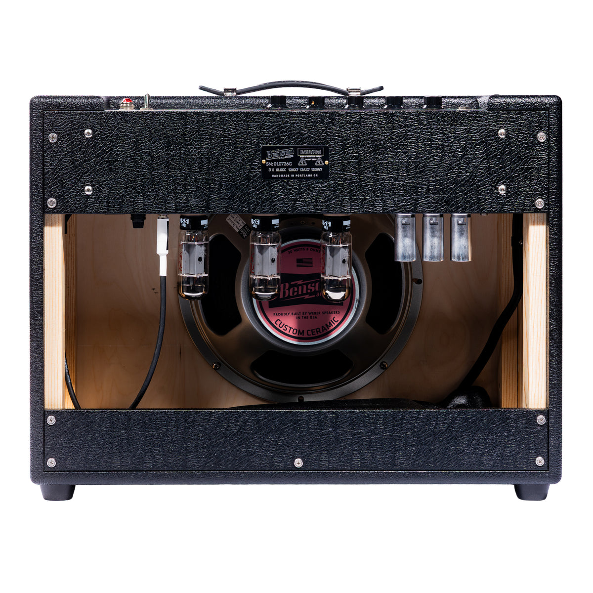 Benson Amps Redland 35 Reverb Guitar Combo Amplifier, Black/Silver