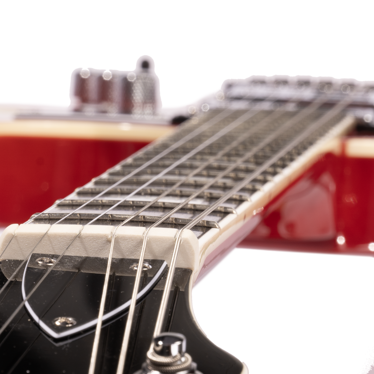 2024 Reverend Sensei RA Electric Guitar, Ebony Fingerboard, Transparent Cherry