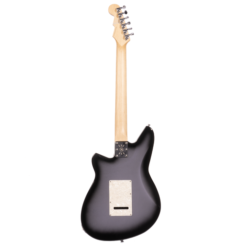Reverend Six Gun HPP Electric Guitar, Roasted Maple Neck Fingerboard, Periwinkle Burst