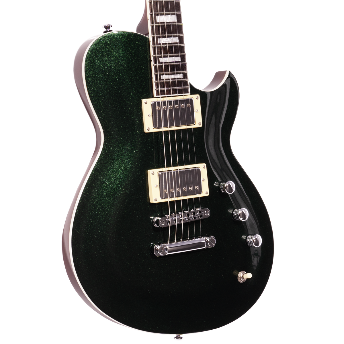 Reverend Roundhouse Electric Guitar, Rosewood Fingerboard, Outfield Ivy