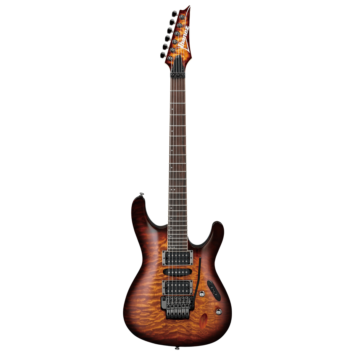 Ibanez S670QM S Standard 6-String Electric Guitar, Dragon Eye Burst