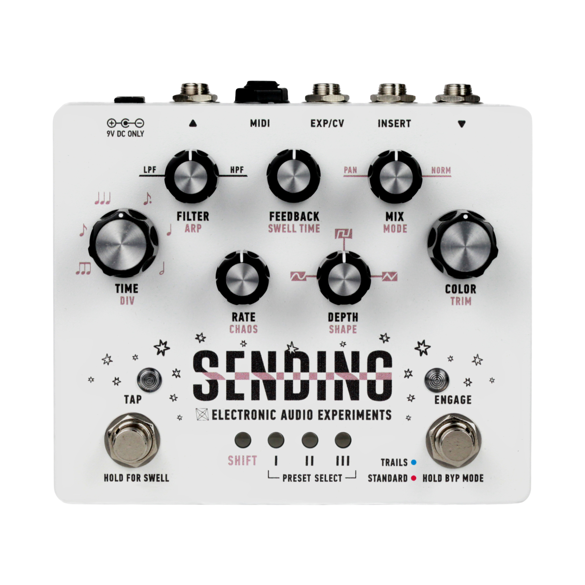 Electronic Audio Experiments LTD Sending V2 Analog Delay, White