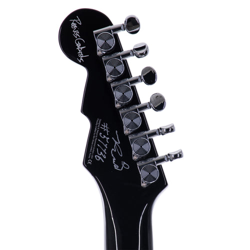 Reverend Reeves Gabrels Spacehawk Electric Guitar, Ebony Fingerboard, Midnight Black Sparkle