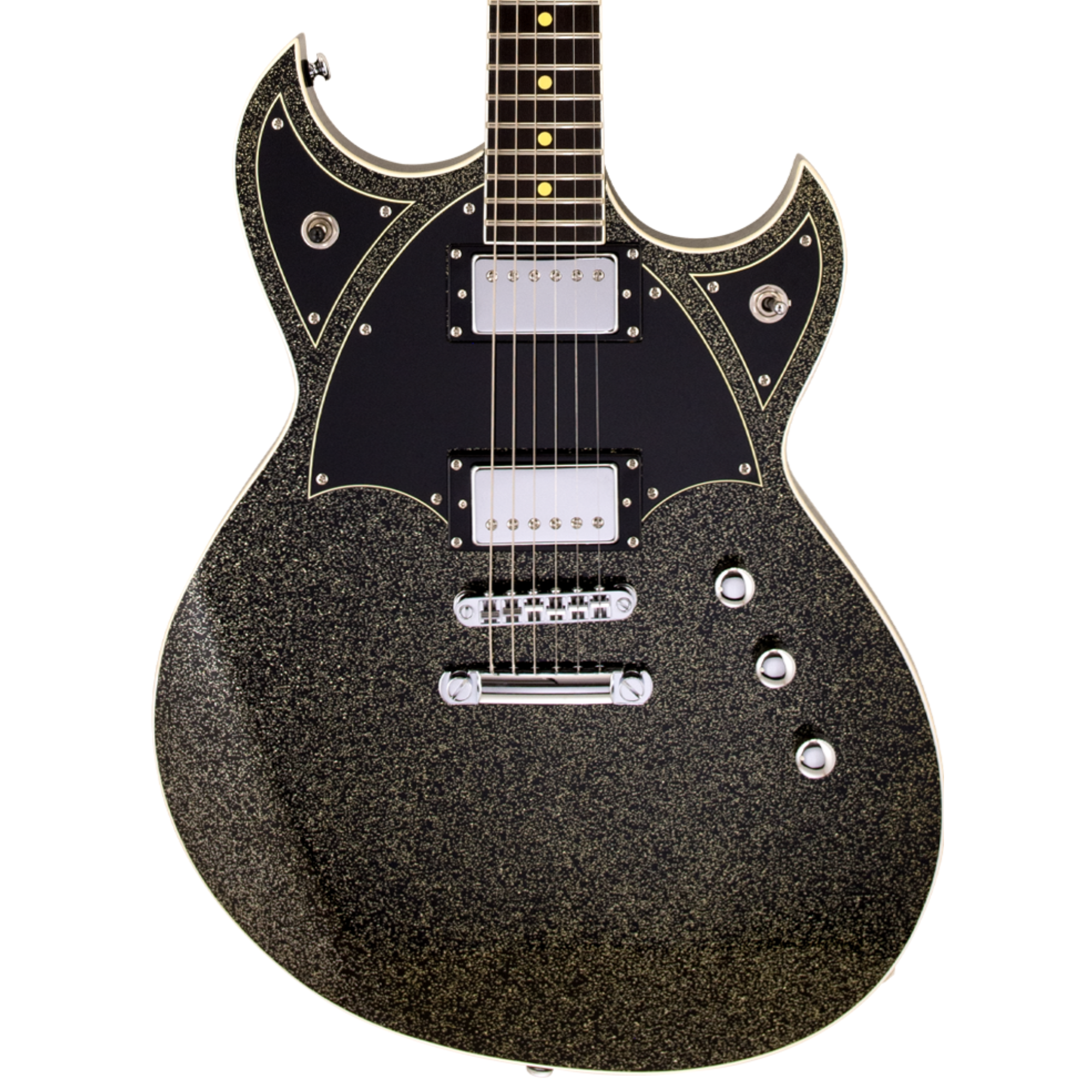 Reverend Reeves Gabrels Spacehawk HT Electric Guitar, Ebony