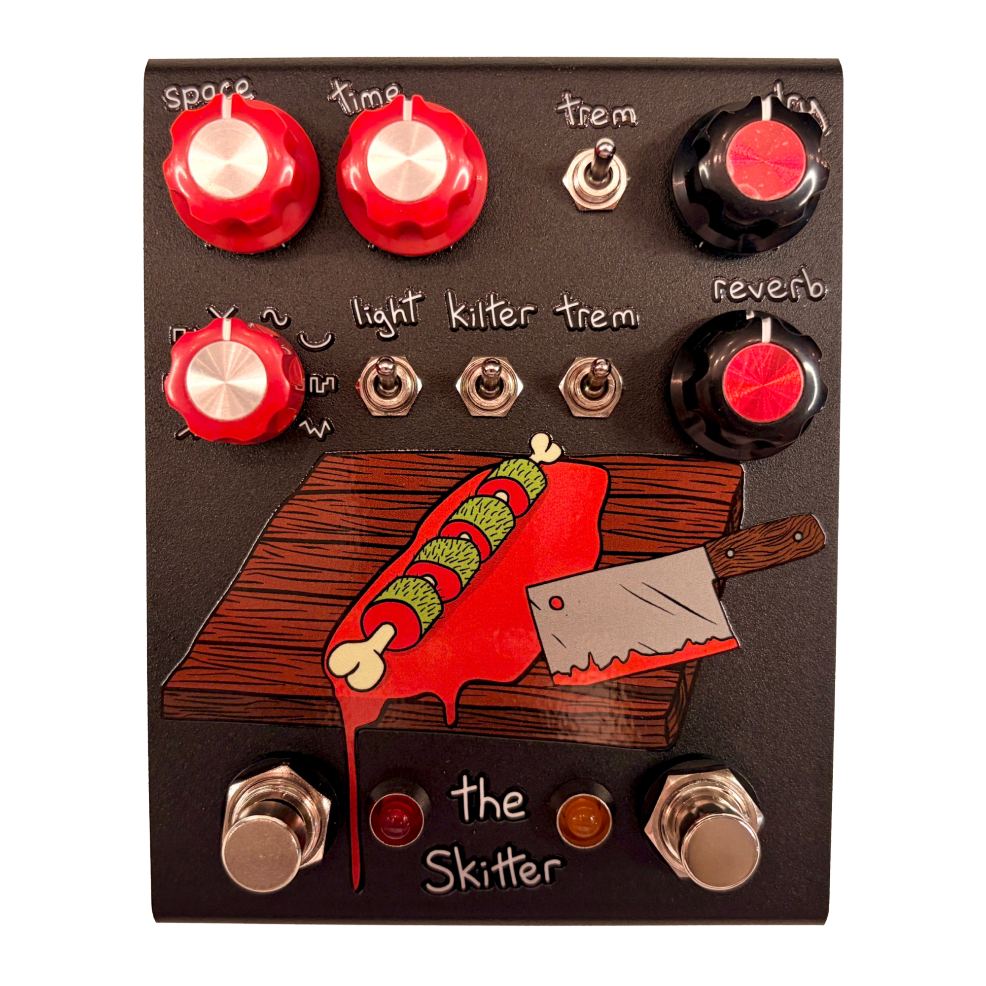 Champion Leccy Limited The Skitter V3 Tremolo/Reverb Effect Pedal